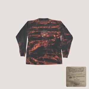 Vintage Y2K USMC Destroyed Overnight Bleach Dye Graphic Shirt Medium